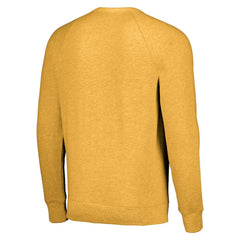 Golden State Warriors Homage Unisex Holiday Tri-Blend Raglan Pullover Sweatshirt sale - Gold discount