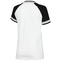 Chicago White Sox Women's Jersey Double Binding Raglan V-Neck T-Shirt - White | New Era