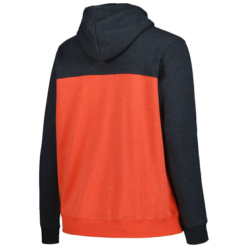 San Francisco Giants Women's Plus Size Color Block Full-Zip Hoodie - Black | New Era