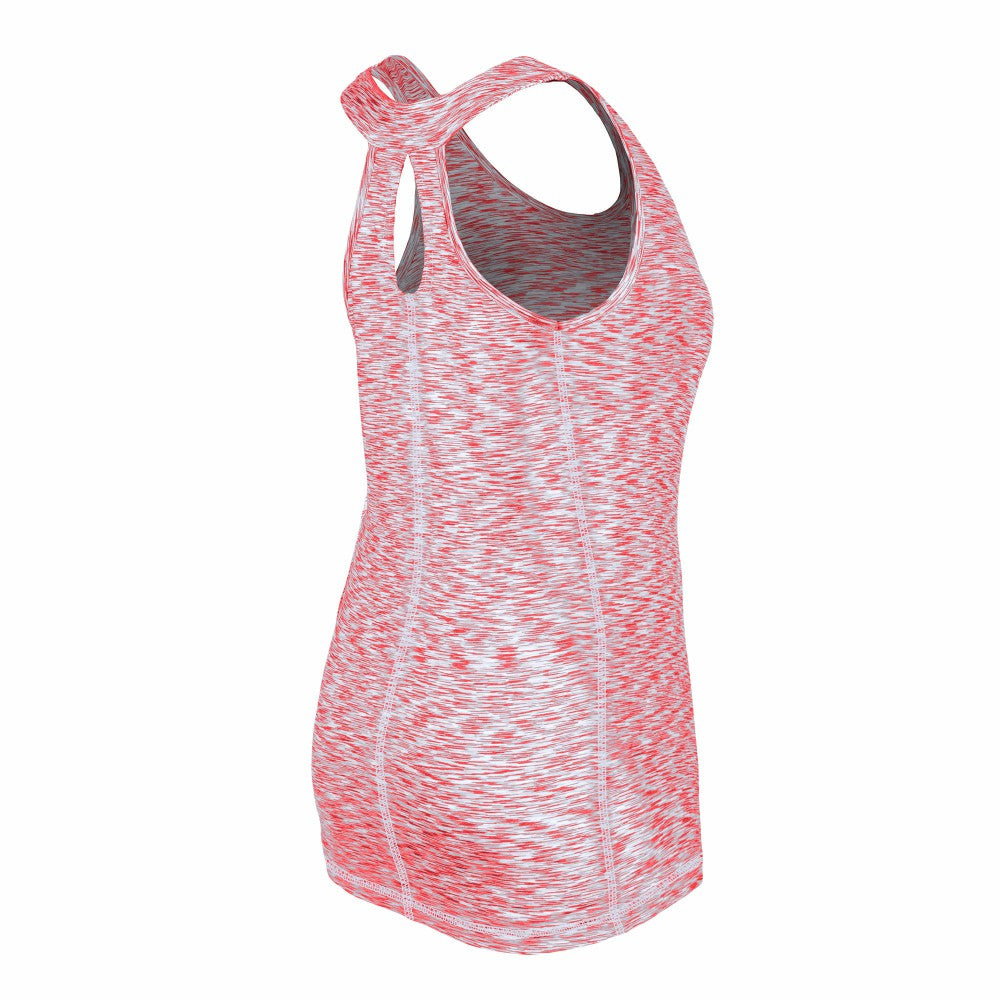 St. Louis Cardinals Women's Space Dye Keyhole Back Tank Top - Red | New Era