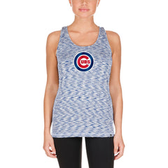 Chicago Cubs Women's Space Dye Keyhole Back Tank Top - Royal | New Era