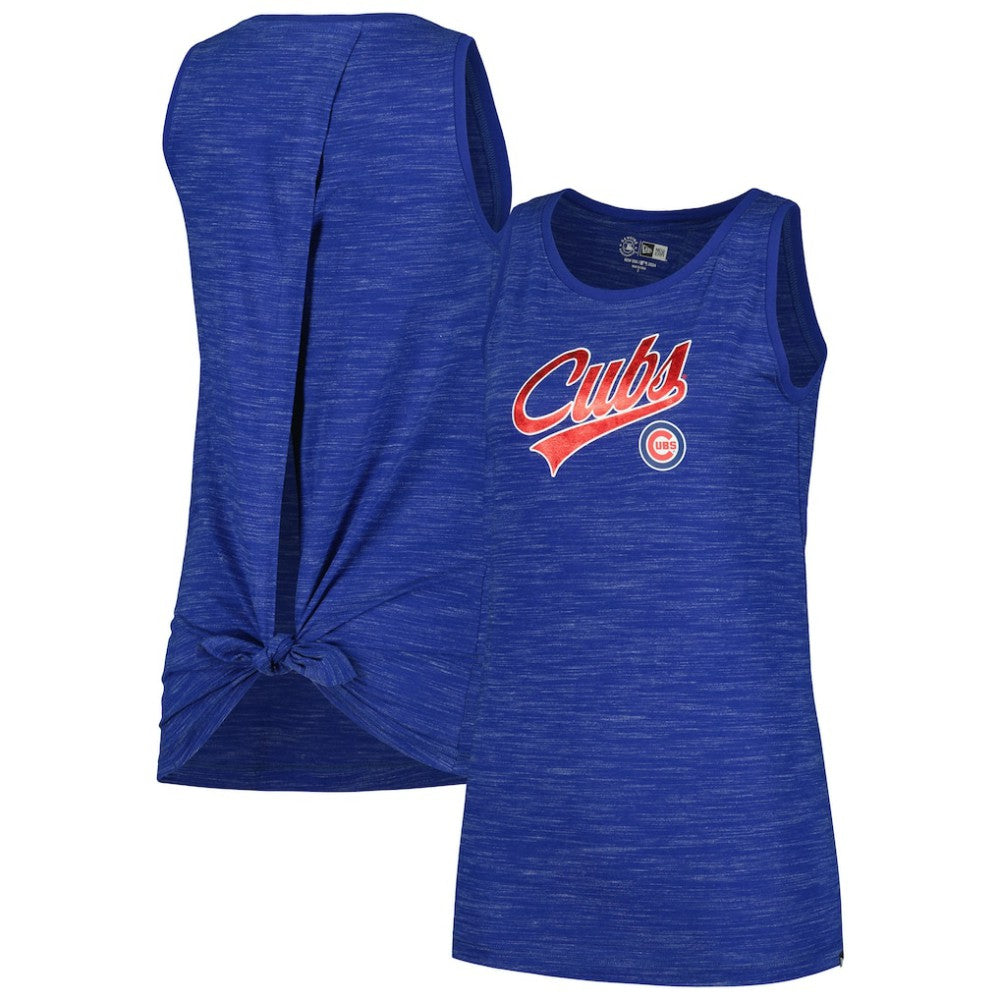 Chicago Cubs Women's Space-Dye Active Tank Top - Royal | New Era