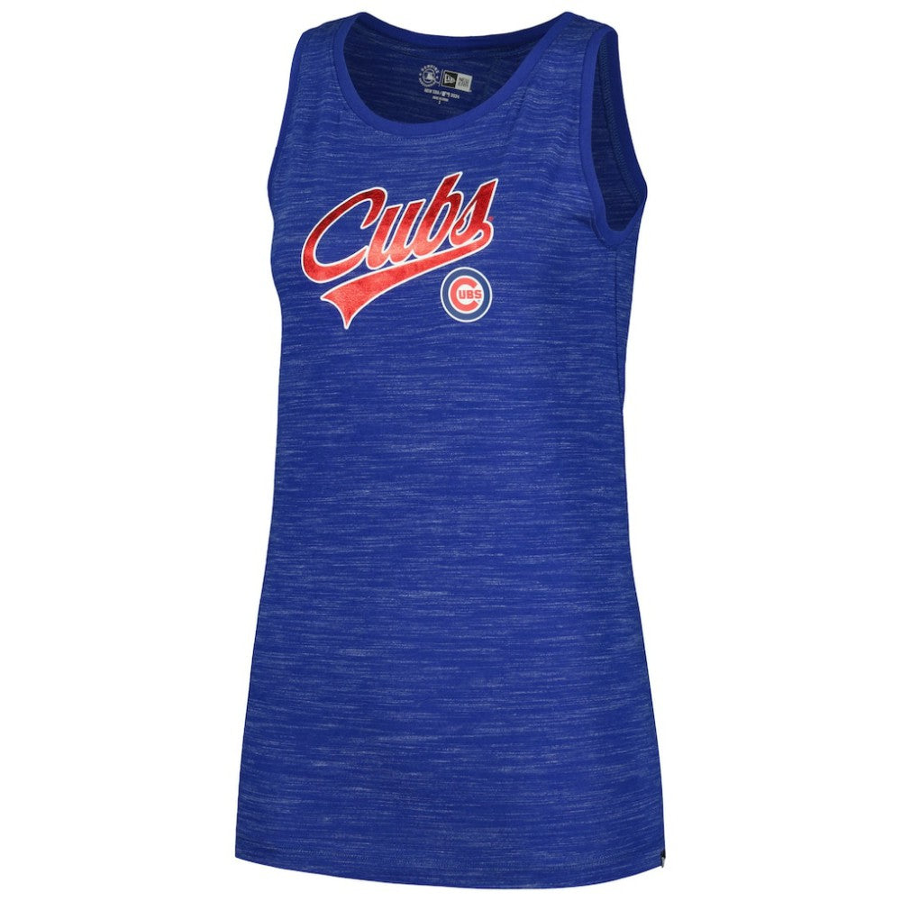 Chicago Cubs Women's Space-Dye Active Tank Top - Royal | New Era
