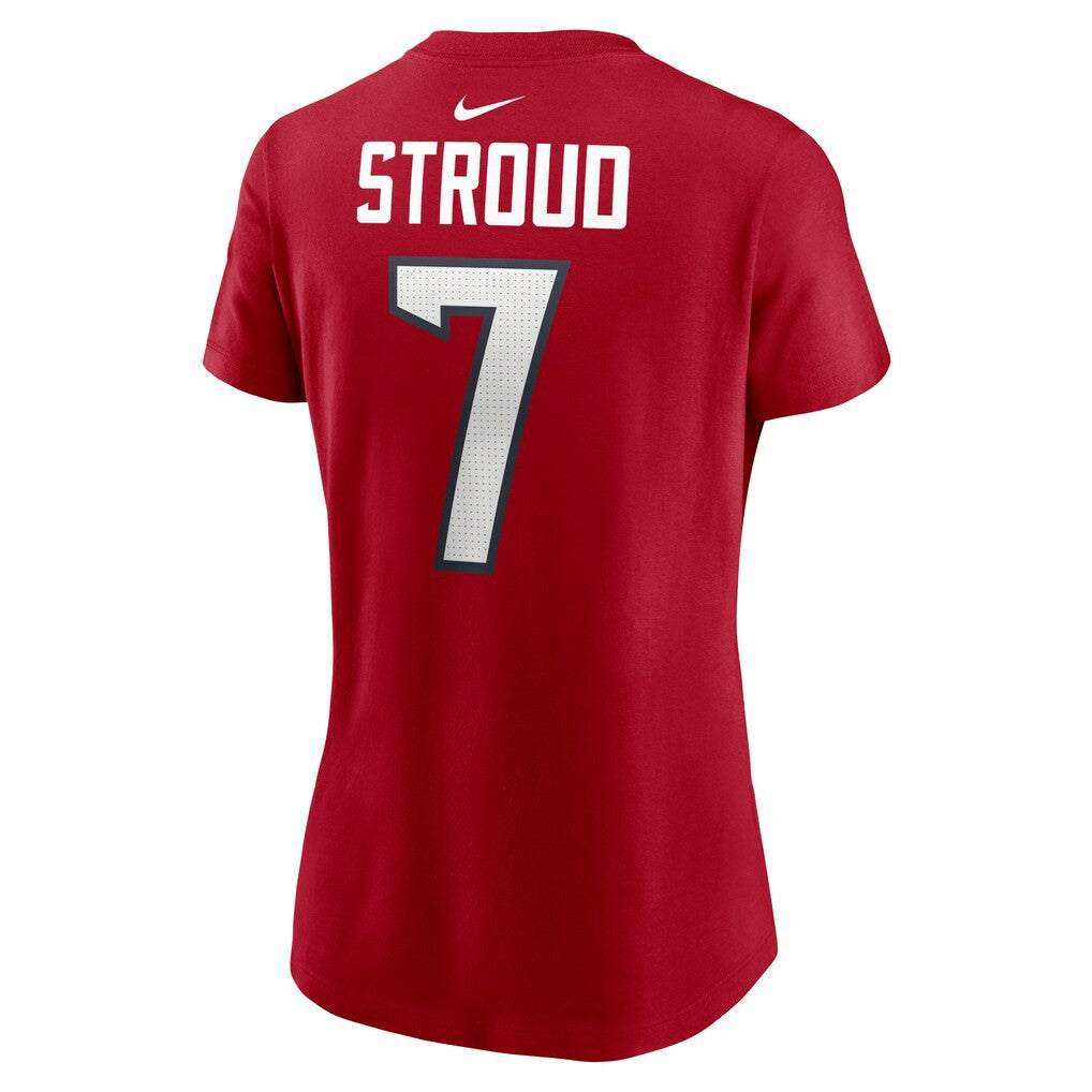 NFL Houston Texans C.J. Stroud  Women's Player Name & Number T-Shirt