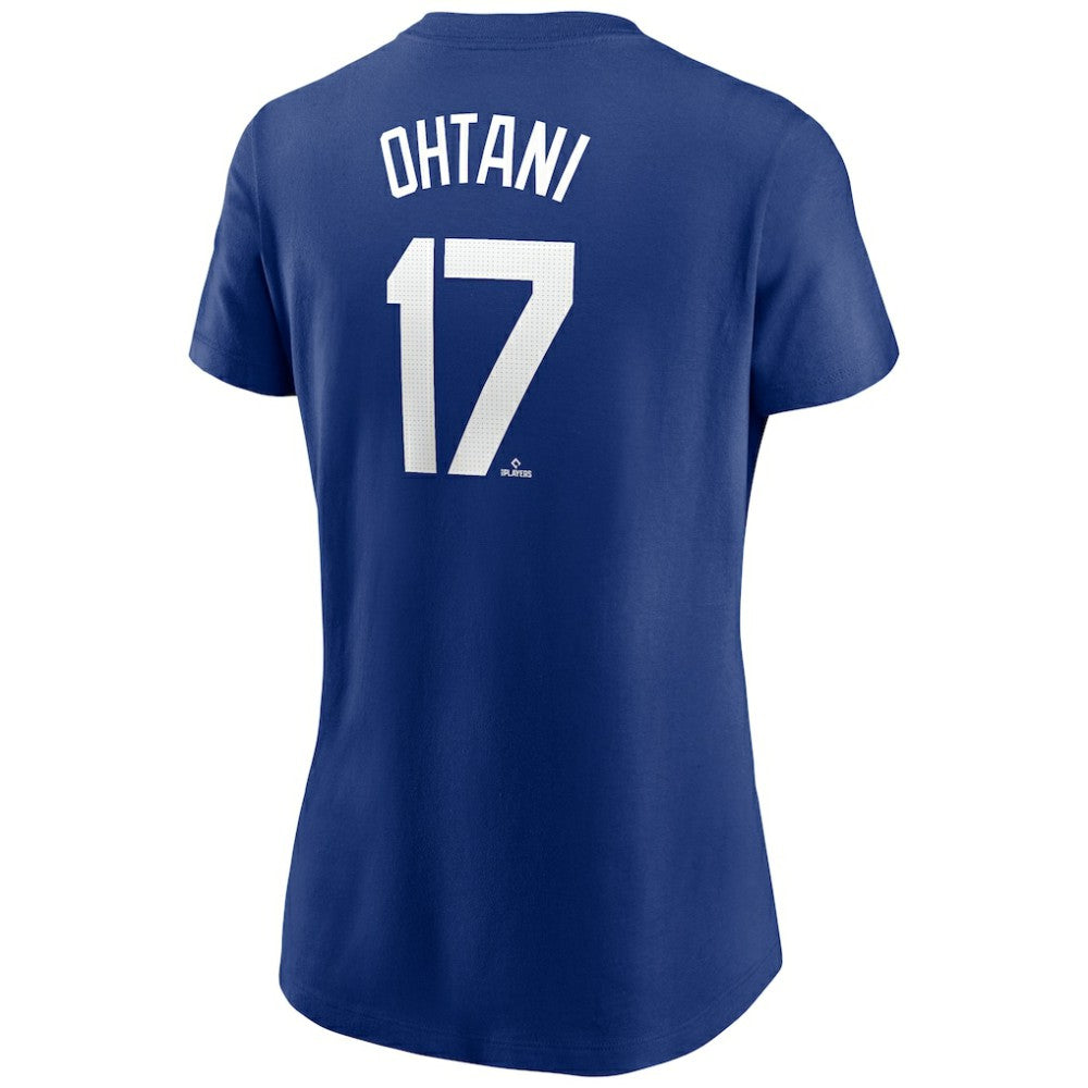 Shohei Ohtani Los Angeles Dodgers Women's Cooperstown Collection Fuse Name & Number T-Shirt - Royal | Nike
