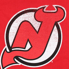 New Jersey Devils Profile Women's Plus Size Distressed Printed Name & Number Long Sleeve T-Shirt
