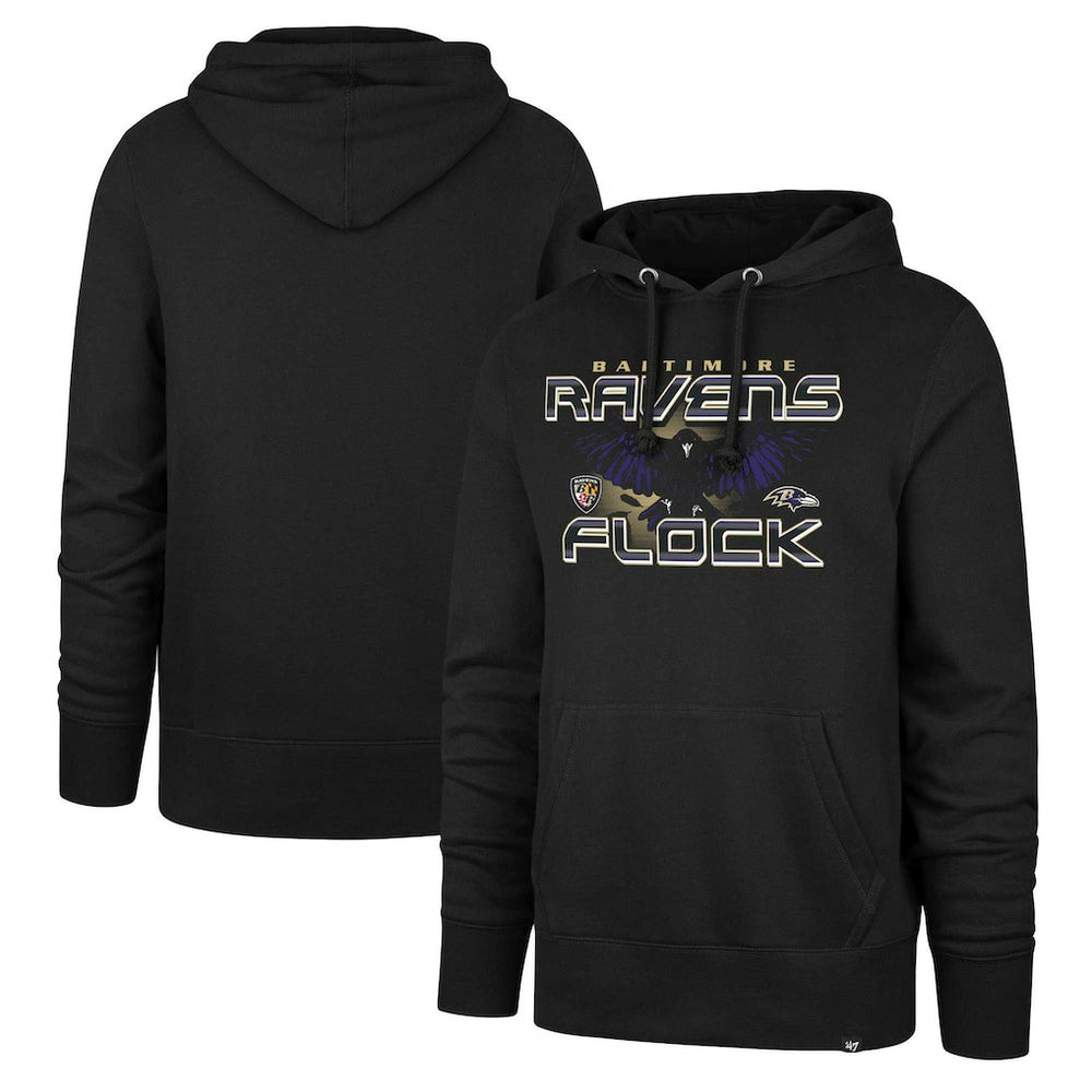 NFL Baltimore Ravens '47 Ravens Flock Regional Headline Pullover Hoodie