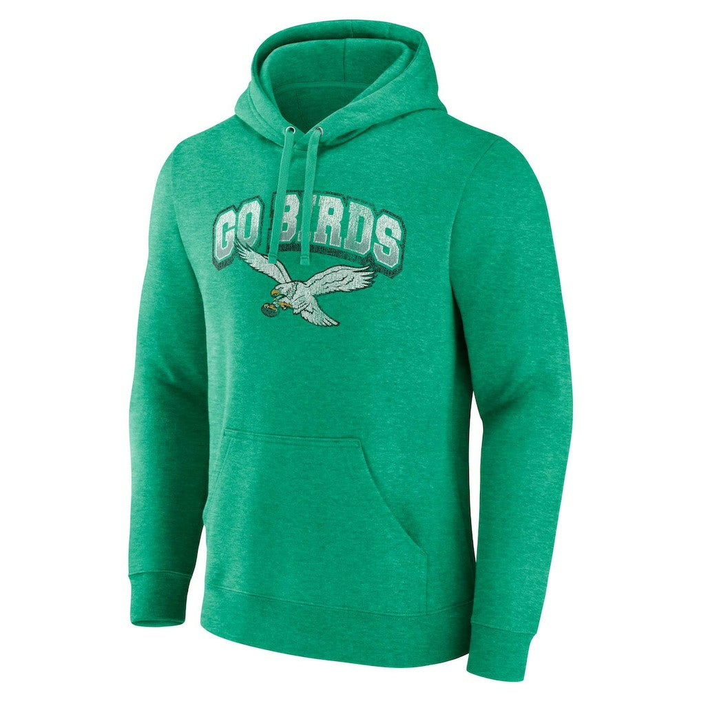 NFL Philadelphia Eagles Gridiron Classics Go Birds Vintage Arch Pullover Hoodie