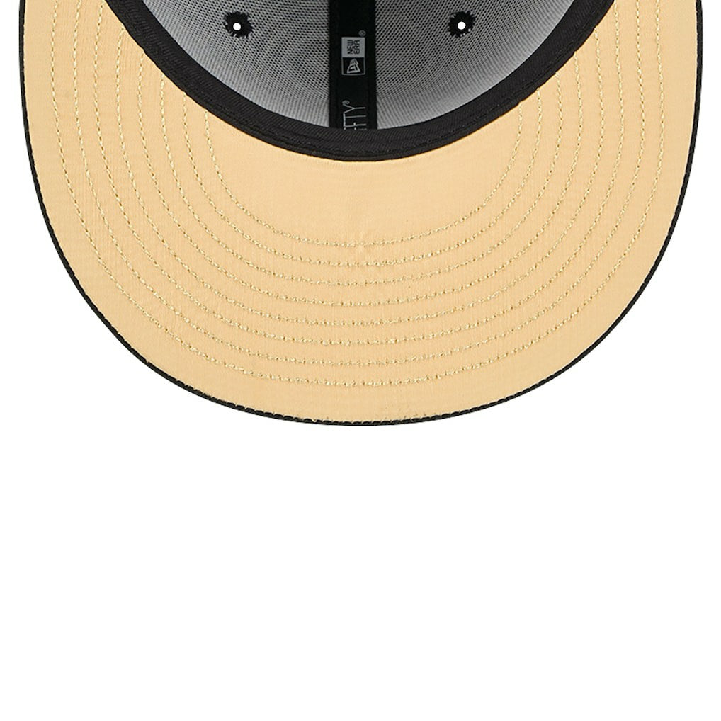 Philadelphia 76ers 59FIFTY Day Allover Print Stencil Fitted Hat - Black | New Era for sale