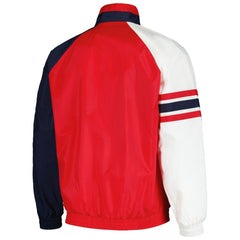 St. Louis Cardinals Starter Elite Raglan Half-Zip Jacket - Red/Navy