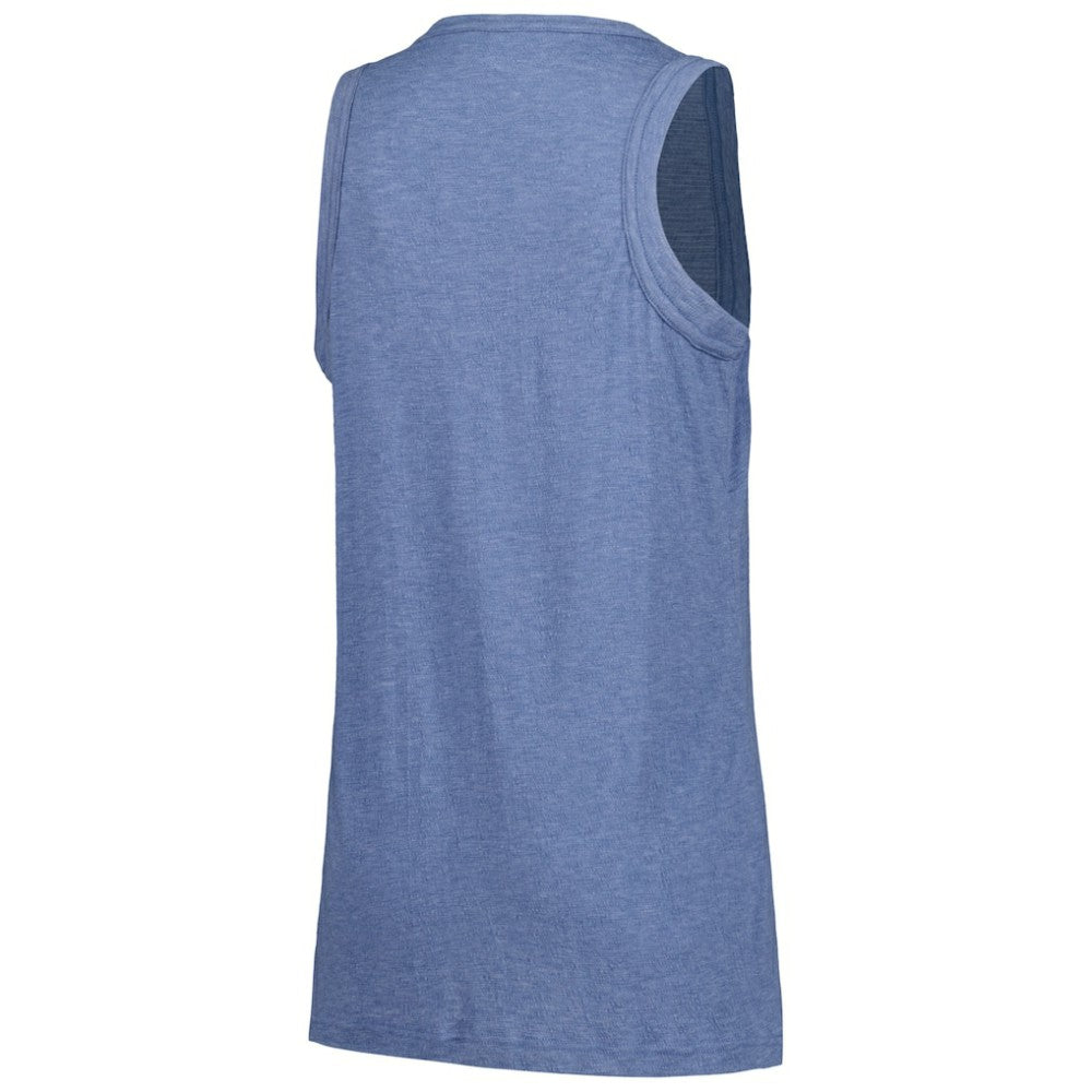 Boston Red Sox Soft as a Grape Women's Gauze High Neck Tank Top - Navy