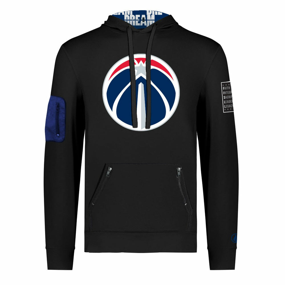 Washington Wizards FISLL x Black History Collection Unisex Pullover Hoodie - Black for sale