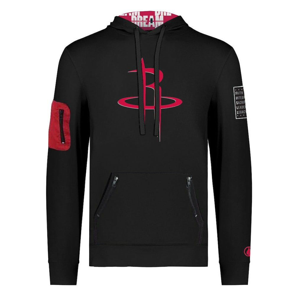 Houston Rockets FISLL x Black History Collection Unisex Pullover Hoodie - Black sale