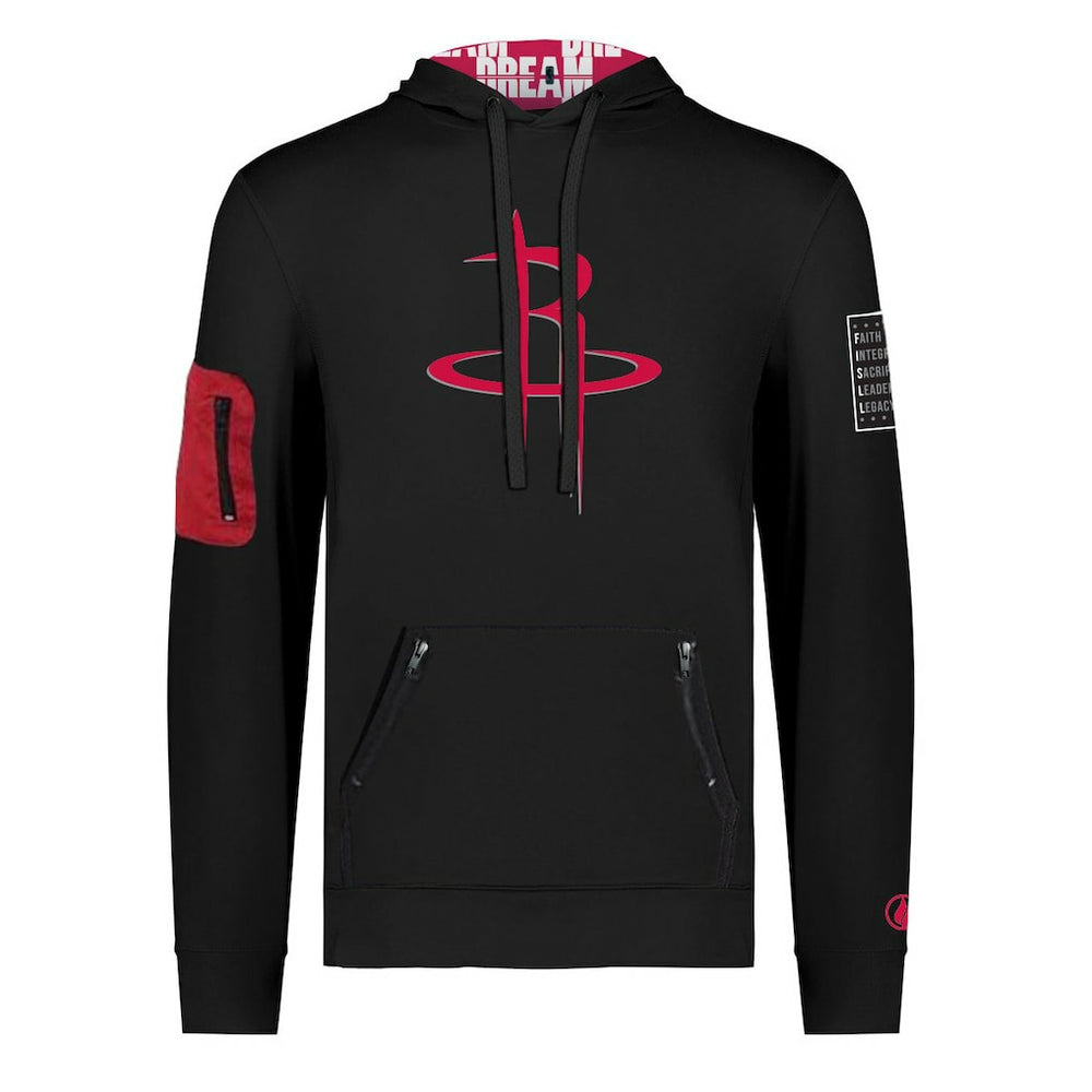 Houston Rockets FISLL x Black History Collection Unisex Pullover Hoodie - Black sale