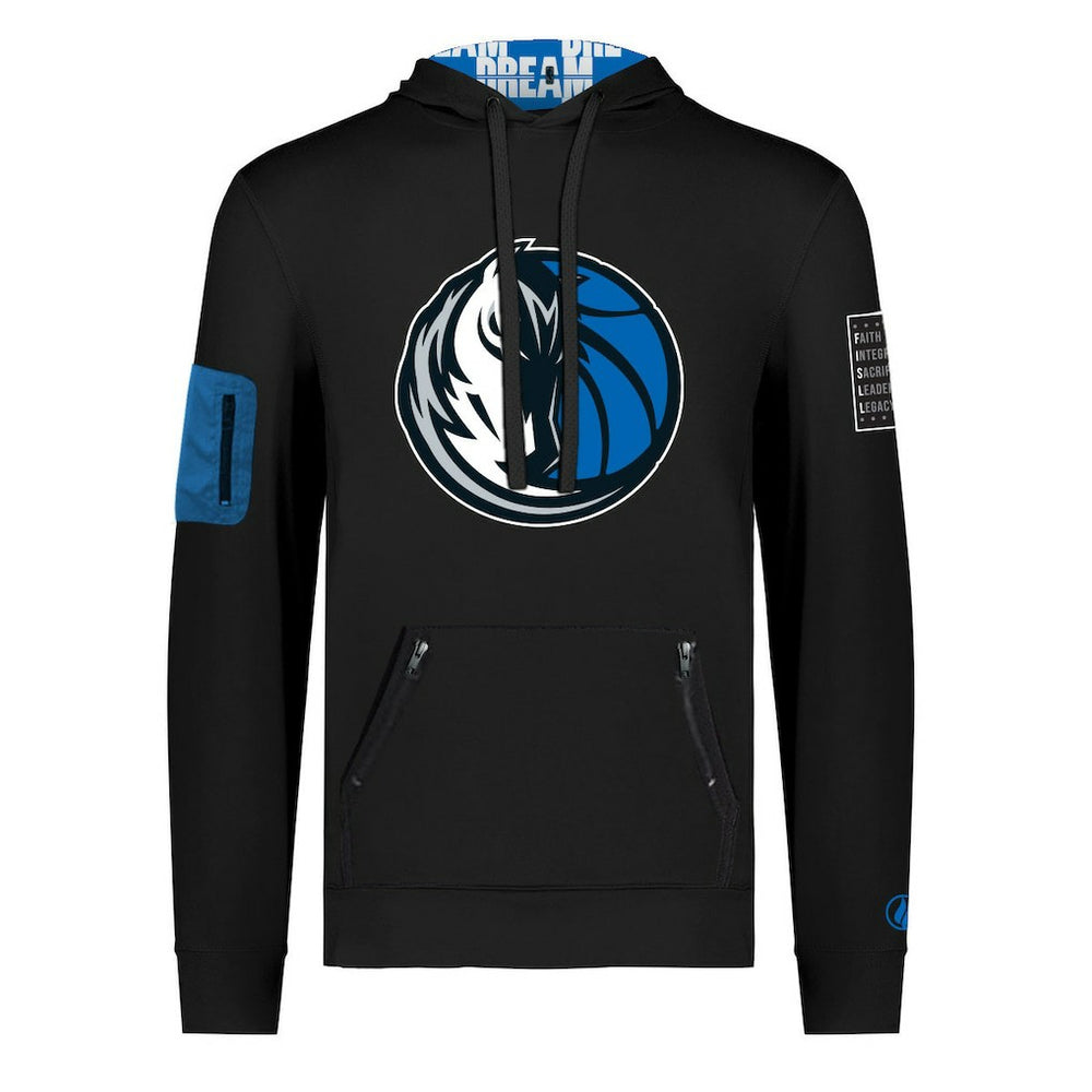 Dallas Mavericks FISLL x Black History Collection Unisex Pullover Hoodie - Black cheap
