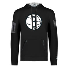 Brooklyn Nets FISLL x Black History Collection Unisex Pullover Hoodie - Black outlet