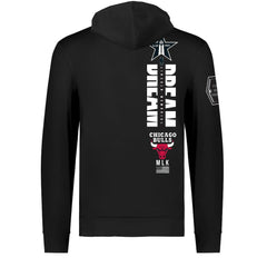 Chicago Bulls FISLL x Black History Collection Unisex Pullover Hoodie - Black shop