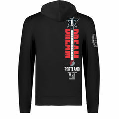 Portland Trail Blazers FISLL x Black History Collection Unisex Pullover Hoodie - Black discount