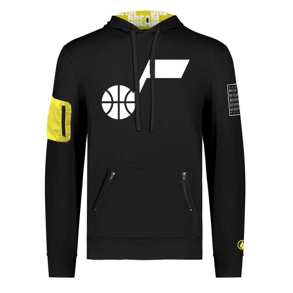 Utah Jazz FISLL x Black History Collection Unisex Pullover Hoodie - Black for sale