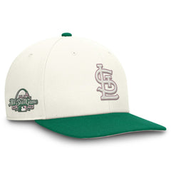 St. Louis Cardinals Sail Pro Performance Snapback Hat - Cream/Green | Nike
