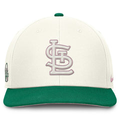 St. Louis Cardinals Sail Pro Performance Snapback Hat - Cream/Green | Nike