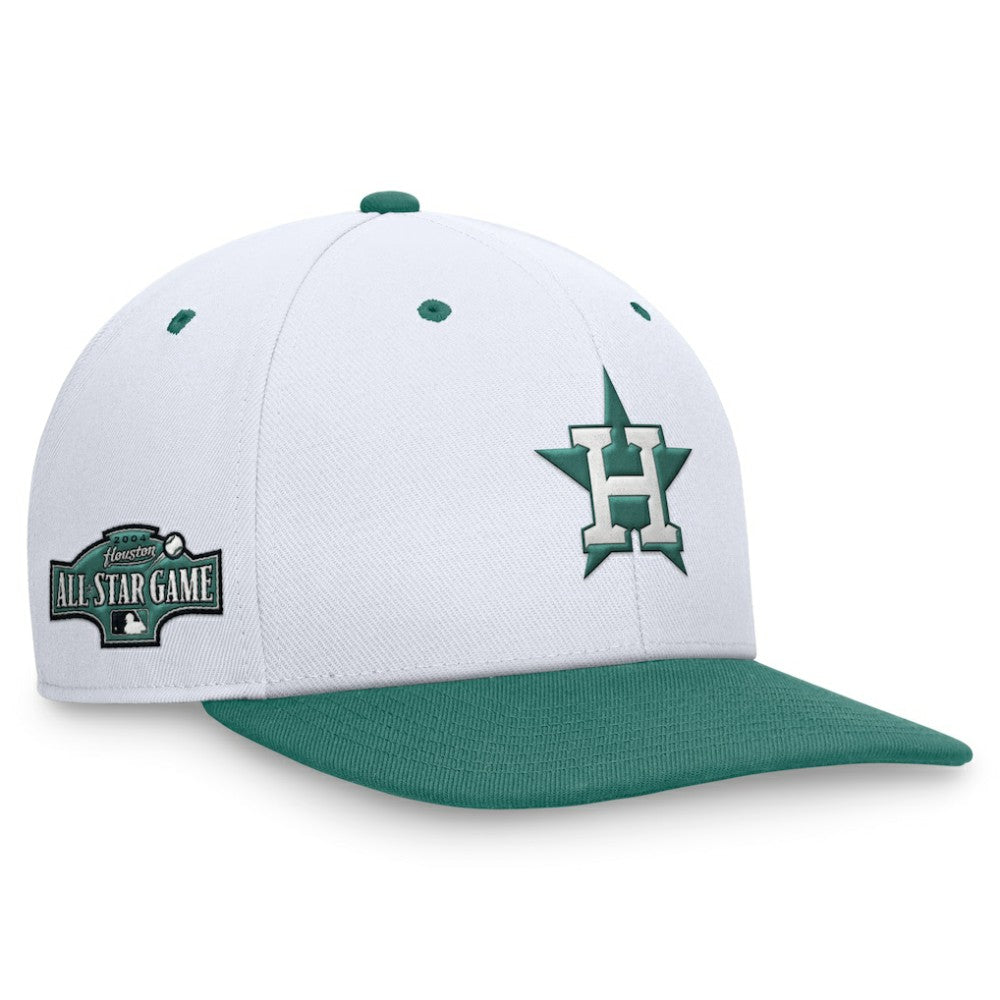 Houston Astros Bicoastal Two-Tone Pro Performance Snapback Hat - White/Green | Nike
