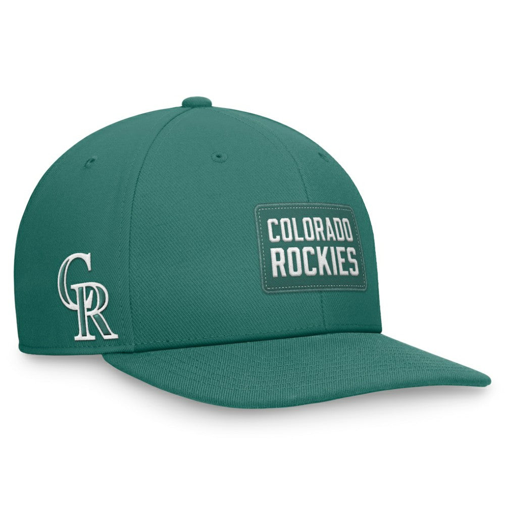 Colorado Rockies Bicoastal Pro Performance Snapback Hat - Green | Nike