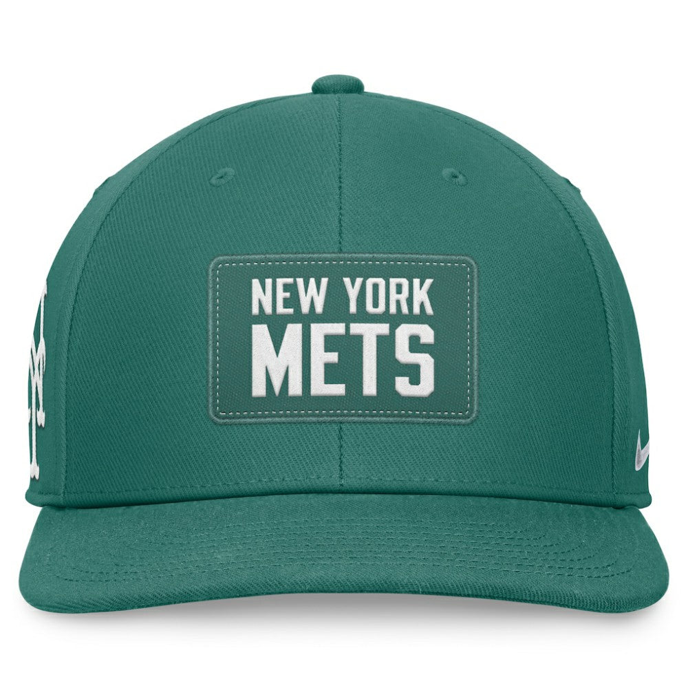 New York Mets Bicoastal Pro Performance Snapback Hat - Green | Nike