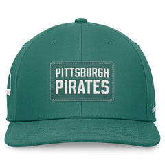 Pittsburgh Pirates Bicoastal Pro Performance Snapback Hat - Green | Nike