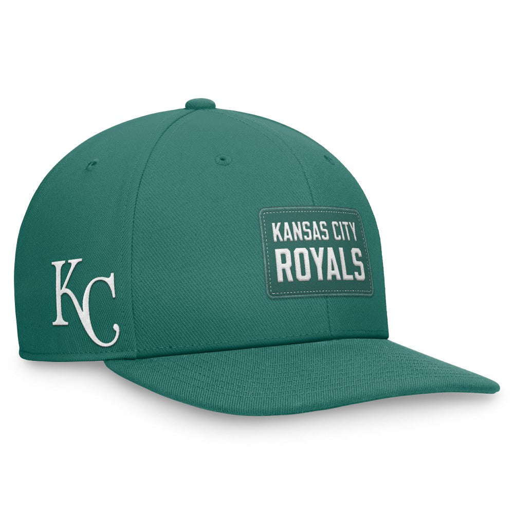 Kansas City Royals Bicoastal Pro Performance Snapback Hat - Green | Nike