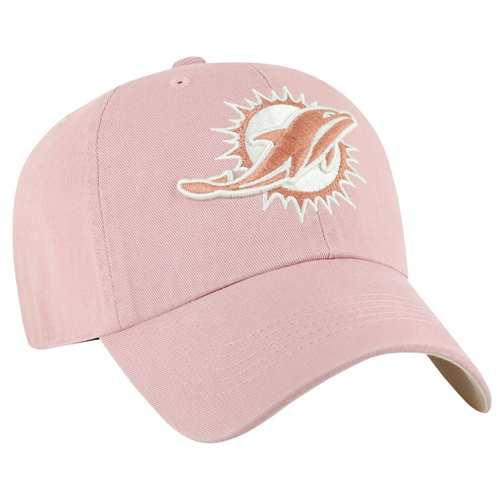NFL Miami Dolphins '47 Women's Ballpark Cheer Dusty Rose Clean Up Adjustable Hat