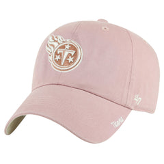 NFL Tennessee Titans '47 Women's Ballpark Cheer Dusty Rose Clean Up Adjustable Hat