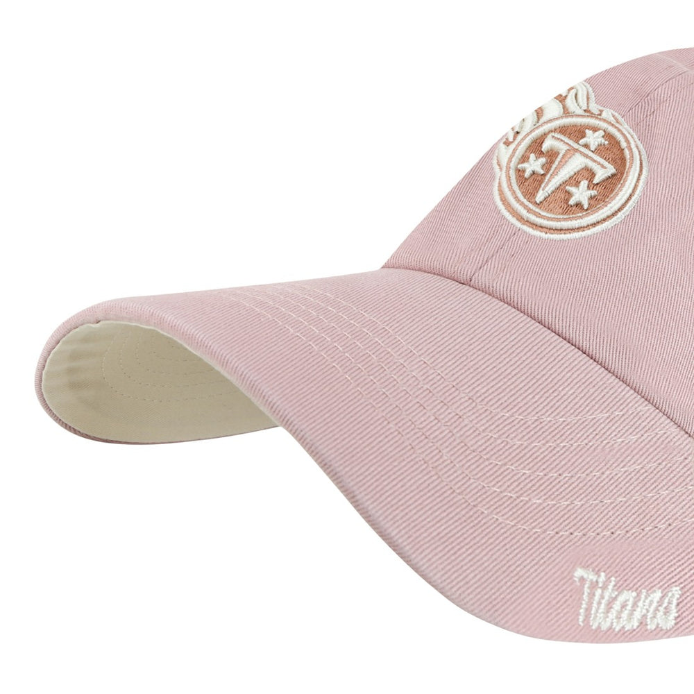 NFL Tennessee Titans '47 Women's Ballpark Cheer Dusty Rose Clean Up Adjustable Hat