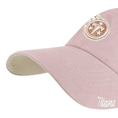 NFL Tennessee Titans '47 Women's Ballpark Cheer Dusty Rose Clean Up Adjustable Hat