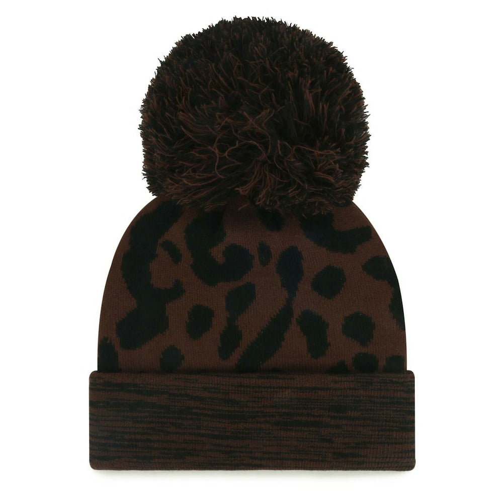 NFL Jacksonville Jaguars '47 Women's Cacao Cuffed Knit Hat with Pom