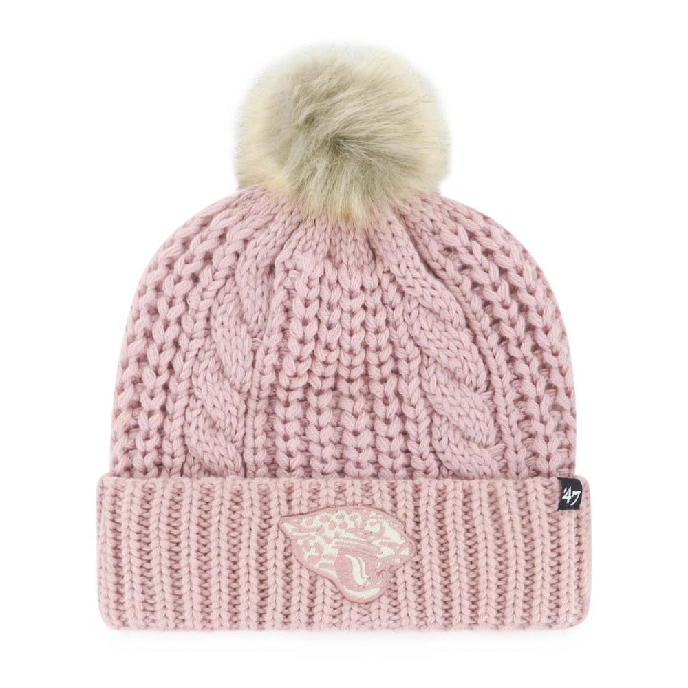 NFL Jacksonville Jaguars '47 Women's Meeko Cuffed Knit Hat with Pom