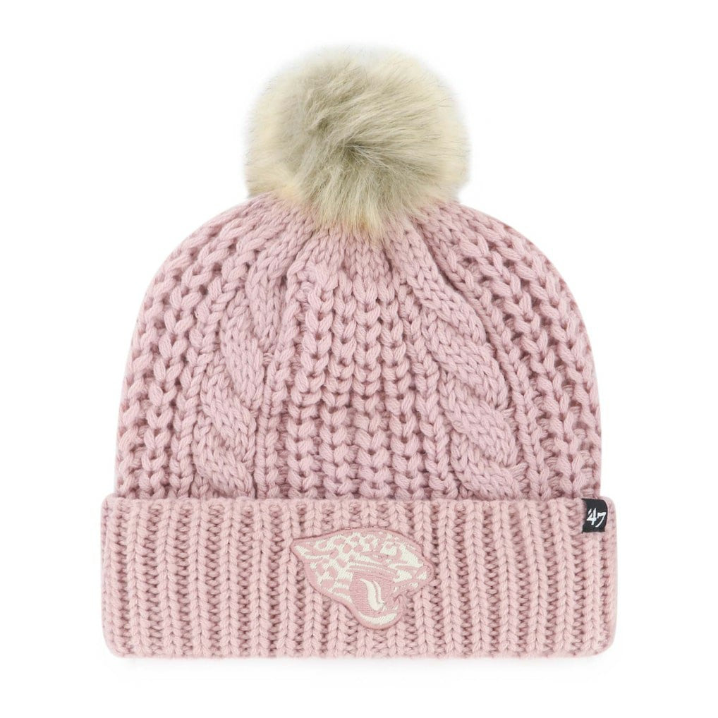 NFL Jacksonville Jaguars '47 Women's Meeko Cuffed Knit Hat with Pom