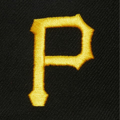 Pittsburgh Pirates Team Tagged Snapback Hat - Black | Mitchell & Ness