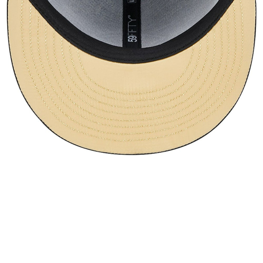 Cincinnati Reds 59FIFTY Day Allover Fitted Hat - Black | New Era