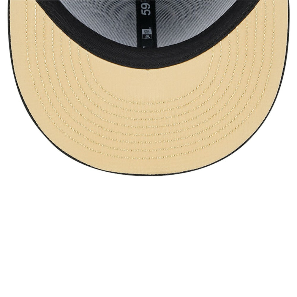 Athletics 59FIFTY Day Allover Fitted Hat - Black | New Era