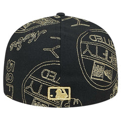 Detroit Tigers 59FIFTY Day Allover Fitted Hat - Black | New Era
