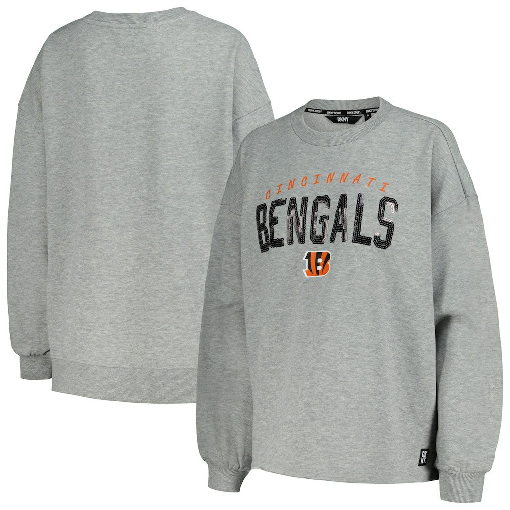 NFL Cincinnati Bengals DKNY Sport Women's Penelope Pullover Sweatshirt