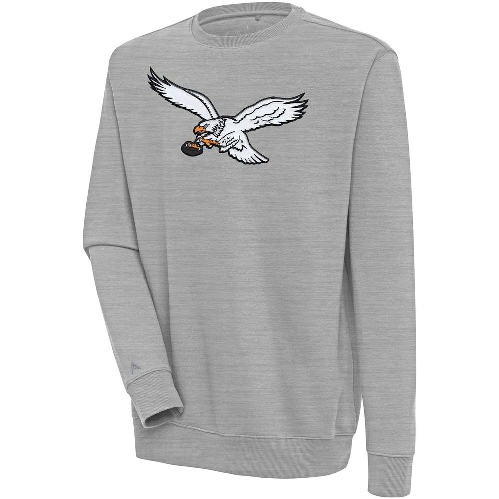 NFL Philadelphia Eagles Antigua Throwback Logo Victory Pullover Sweatshirt