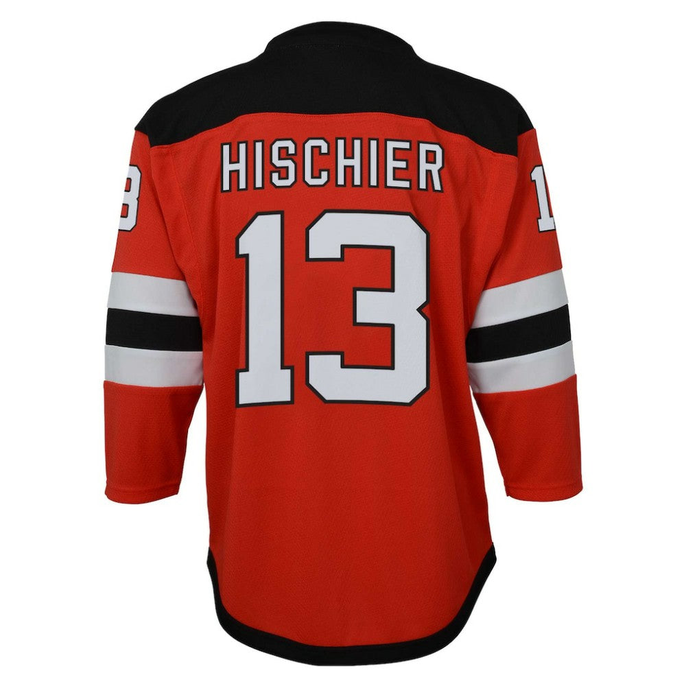 Nico Hischier New Jersey Devils Youth Captain Patch Home Replica Player Jersey