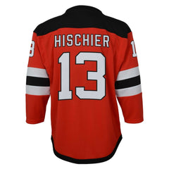 Nico Hischier New Jersey Devils Youth Captain Patch Home Replica Player Jersey
