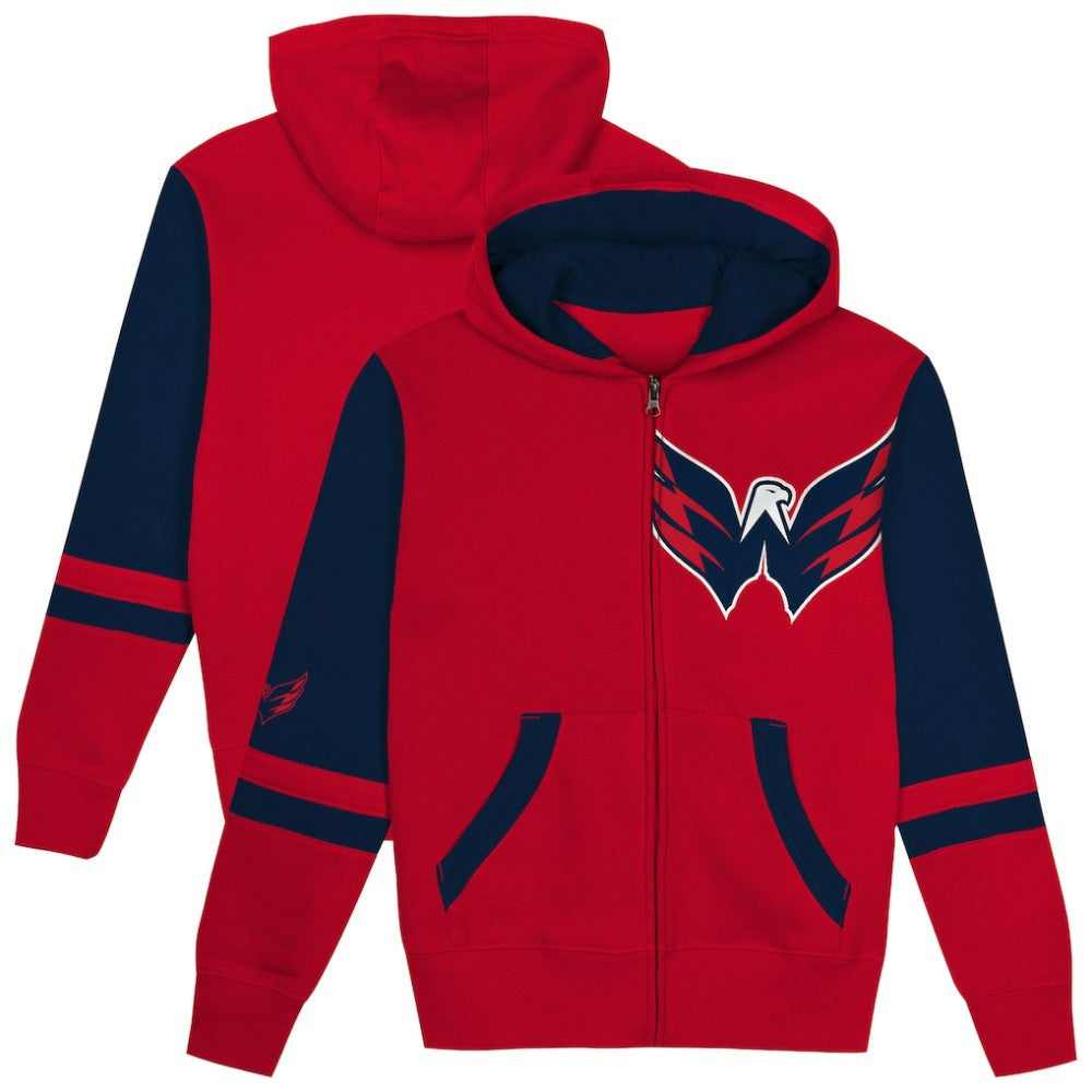 Washington Capitals Preschool Face Off Full-Zip Hoodie