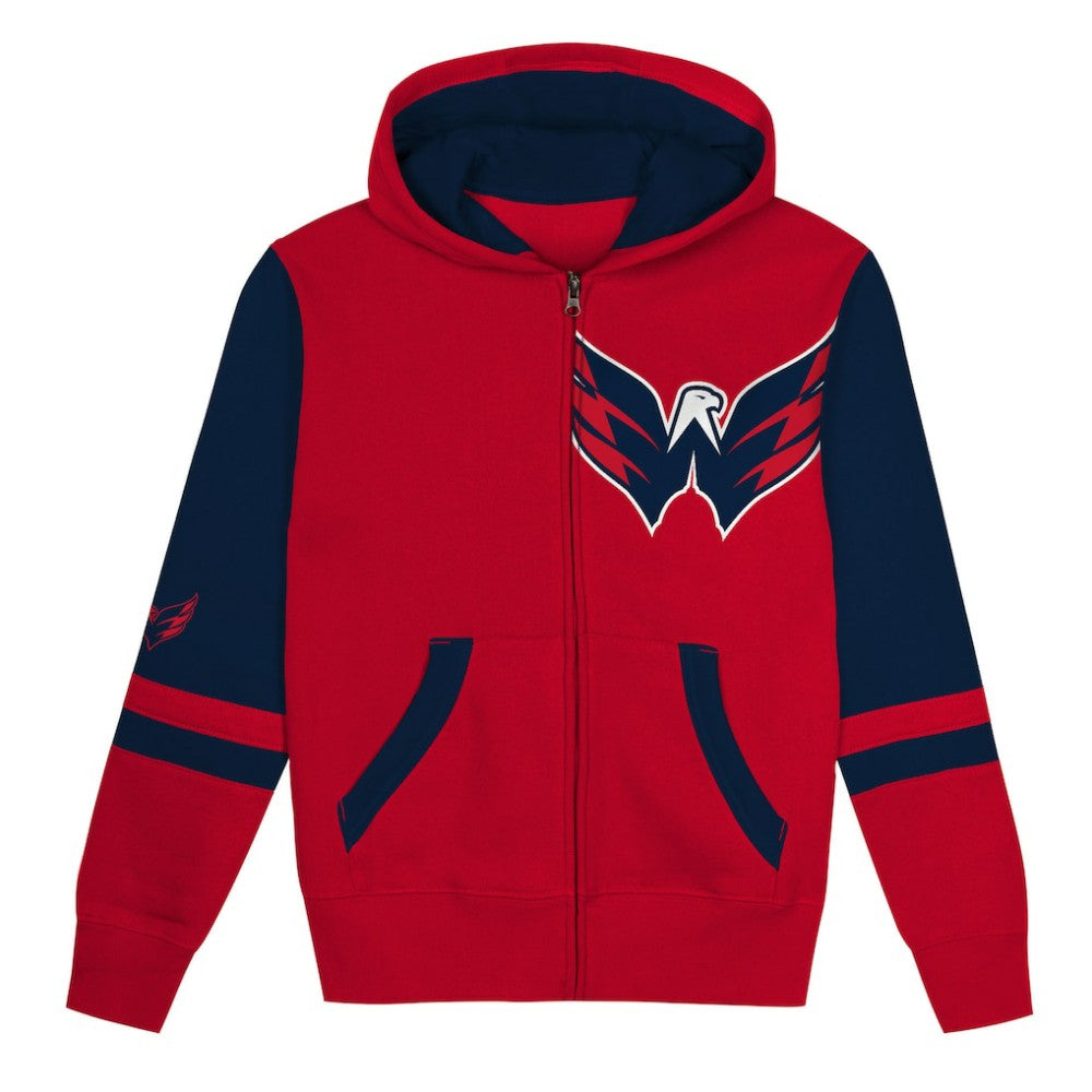 Washington Capitals Preschool Face Off Full-Zip Hoodie