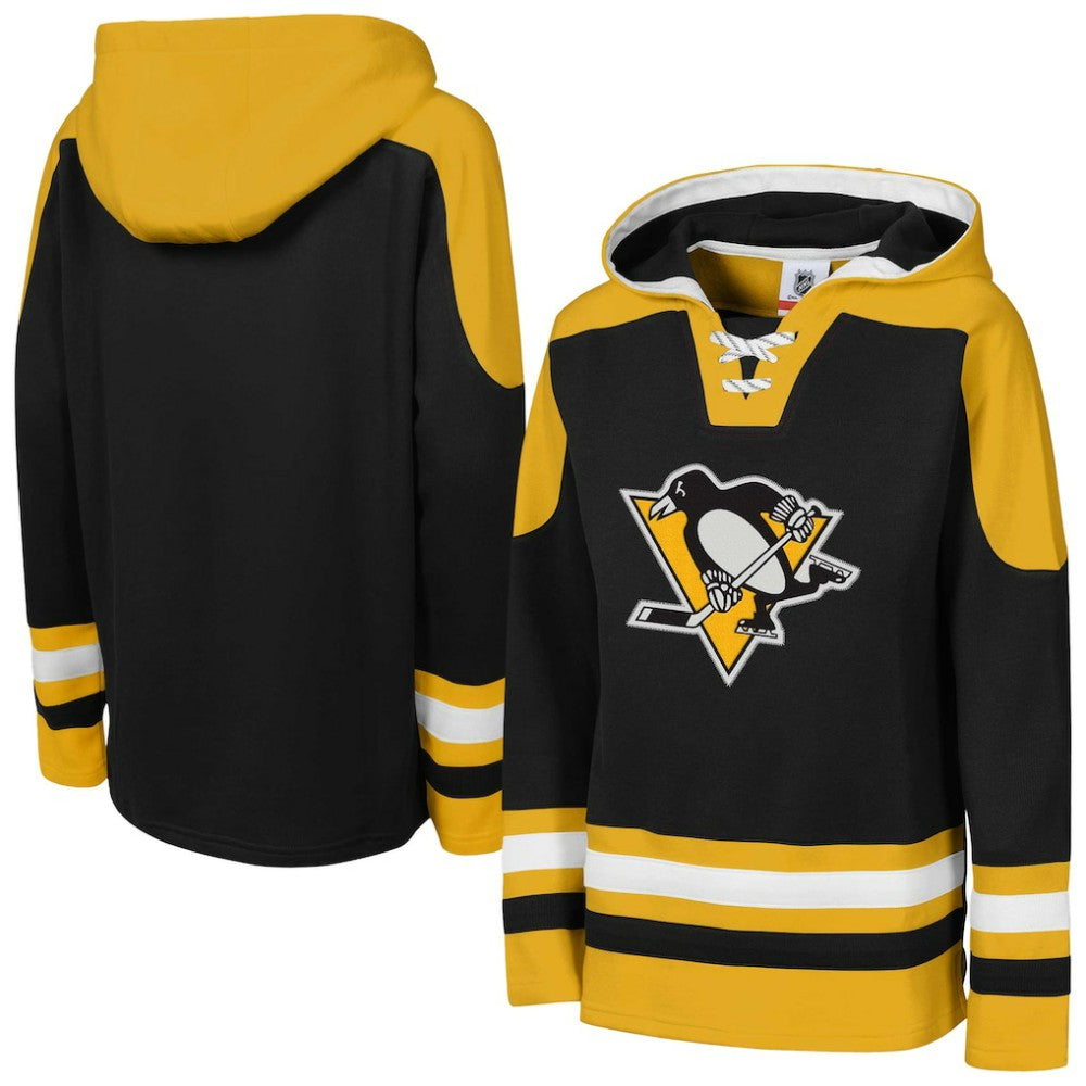 Pittsburgh Penguins Youth Ageless Must Have Home V-Neck Pullover Hoodie
