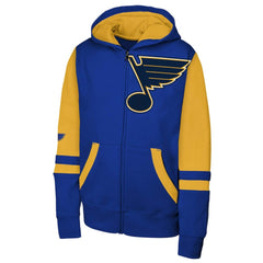 St. Louis Blues Youth Face Off Full-Zip Hoodie