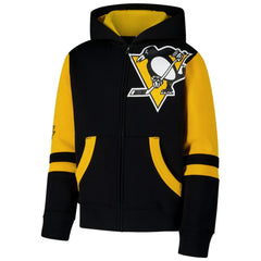 Pittsburgh Penguins Youth Face Off Full-Zip Hoodie